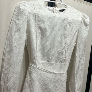 J Crew Size Medium White Dress